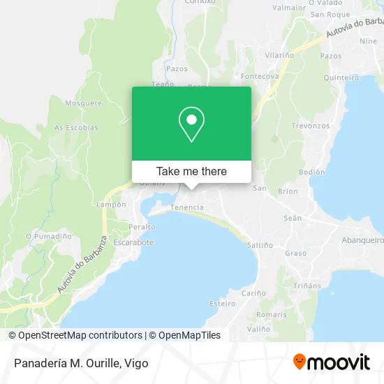 Panadería M. Ourille map