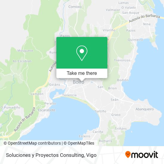 Soluciones y Proyectos Consulting map