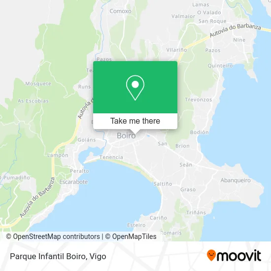 Parque Infantil Boiro map