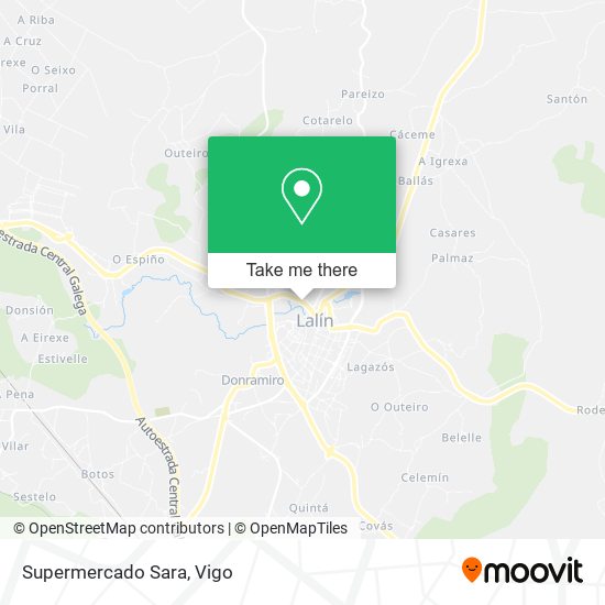 Supermercado Sara map