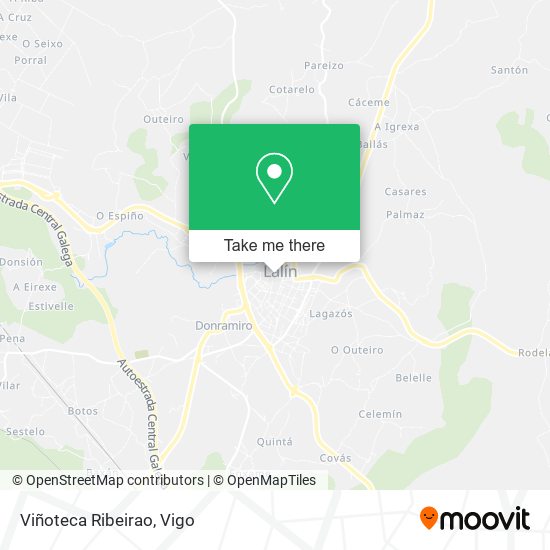 Viñoteca Ribeirao map