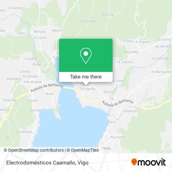 Electrodomésticos Caamaño map
