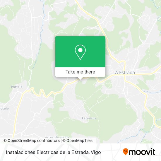 Instalaciones Electricas de la Estrada map