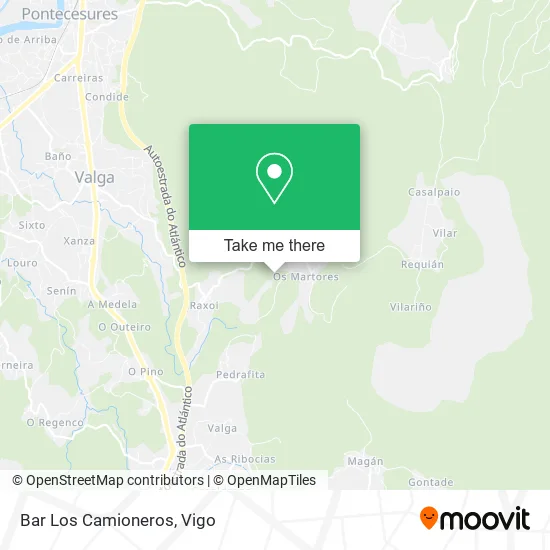 Bar Los Camioneros map