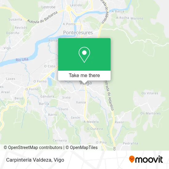 Carpintería Valdeza map