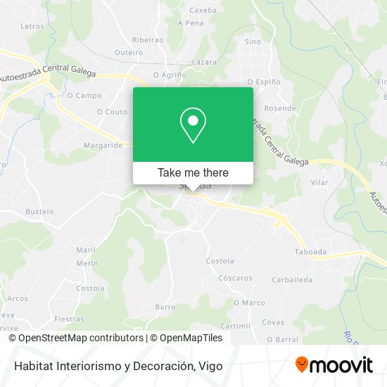 Habitat Interiorismo y Decoración map