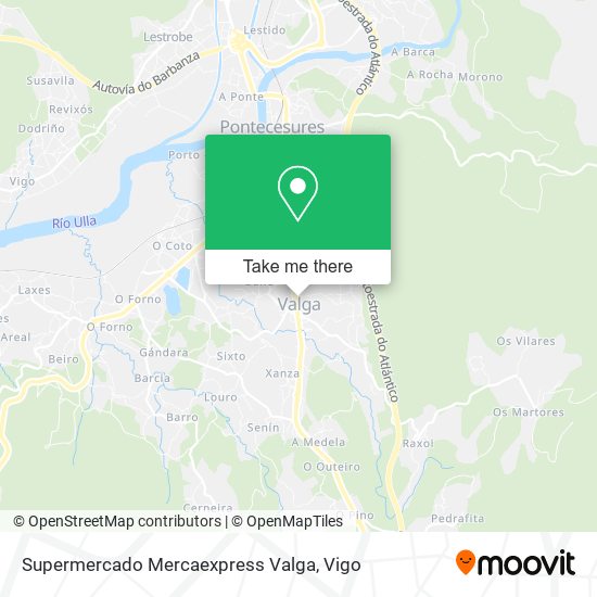 Supermercado Mercaexpress Valga map