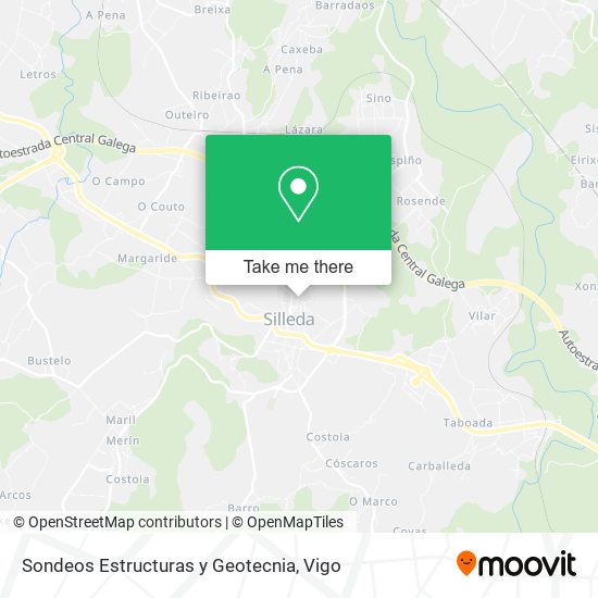 Sondeos Estructuras y Geotecnia map