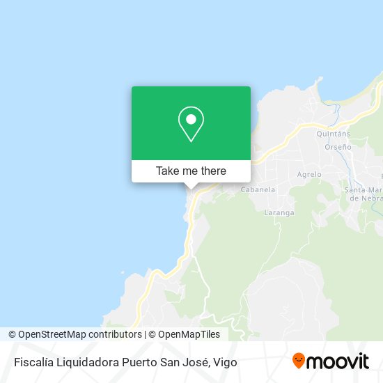 Fiscalía Liquidadora Puerto San José map