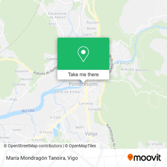 María Mondragón Tanoira map