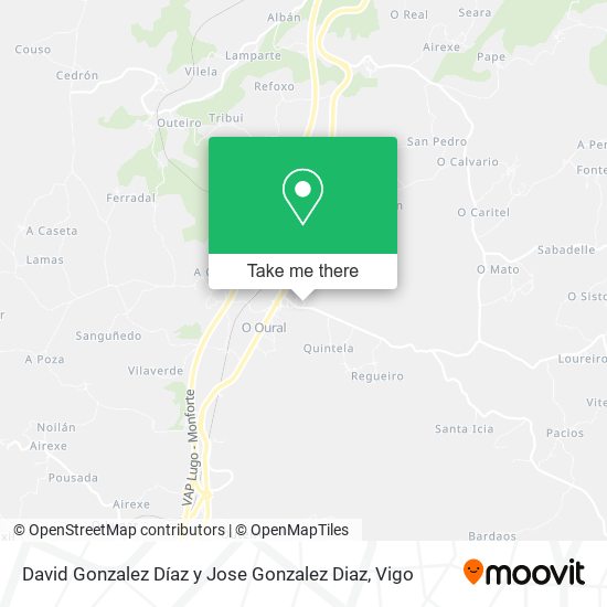 David Gonzalez Díaz y Jose Gonzalez Diaz map