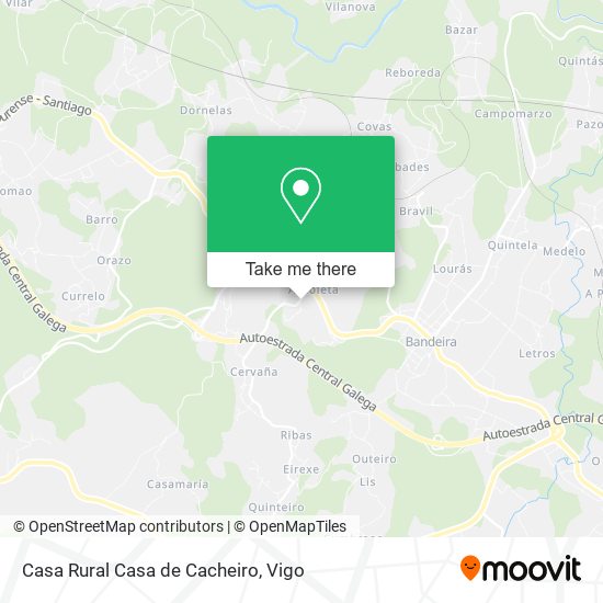Casa Rural Casa de Cacheiro map