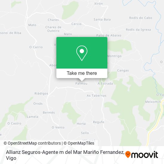Allianz Seguros-Agente m del Mar Mariño Fernandez map