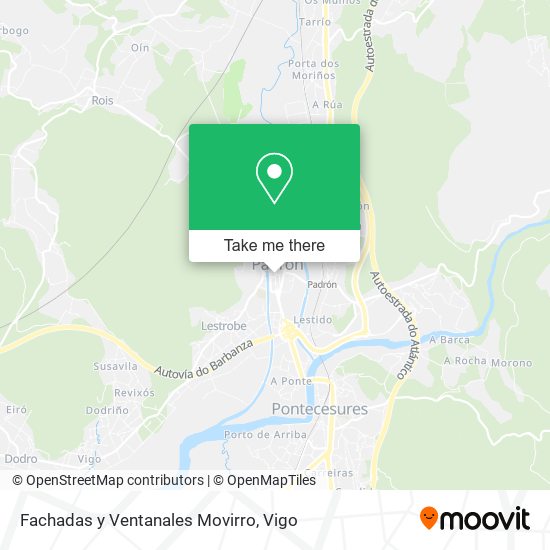Fachadas y Ventanales Movirro map