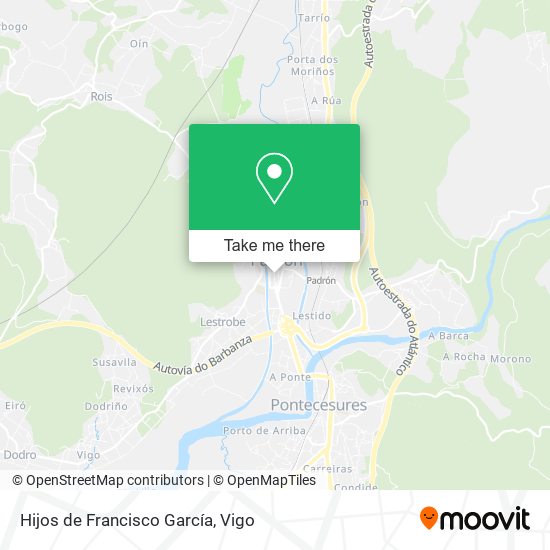 Hijos de Francisco García map