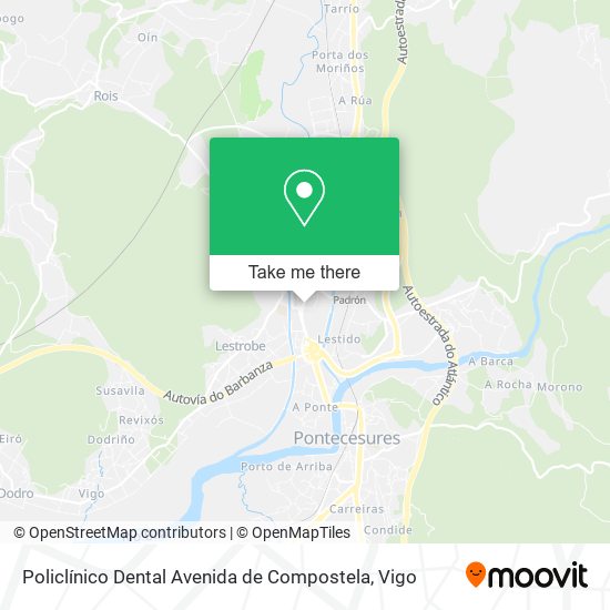 Policlínico Dental Avenida de Compostela map