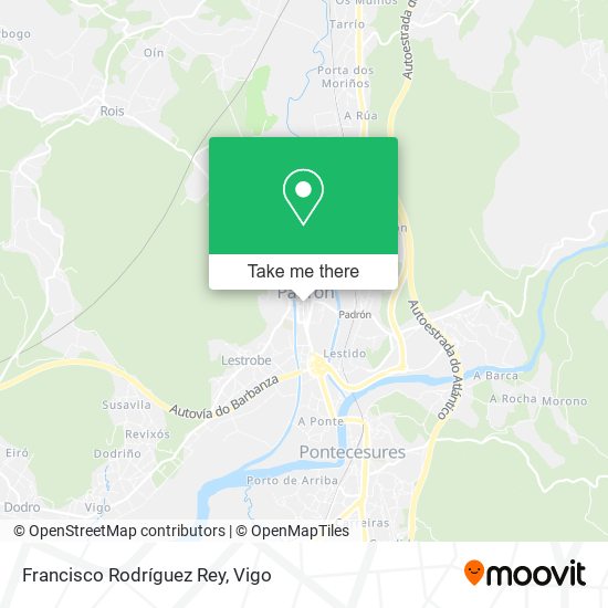 Francisco Rodríguez Rey map