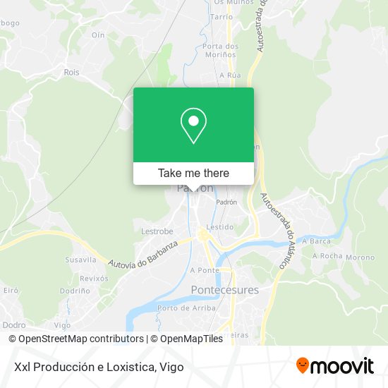 Xxl Producción e Loxistica map