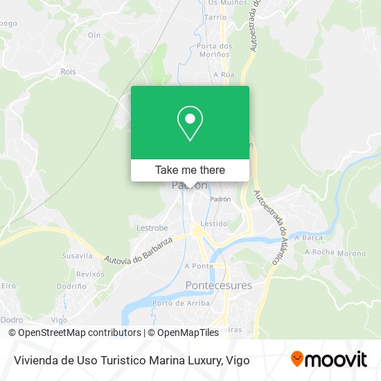 mapa Vivienda de Uso Turistico Marina Luxury