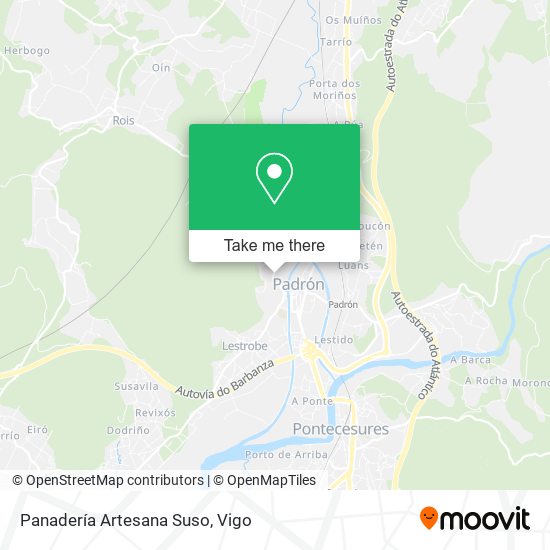 Panadería Artesana Suso map