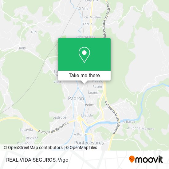 REAL VIDA SEGUROS map