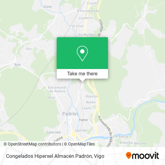 mapa Congelados Hiperxel Almacén Padrón