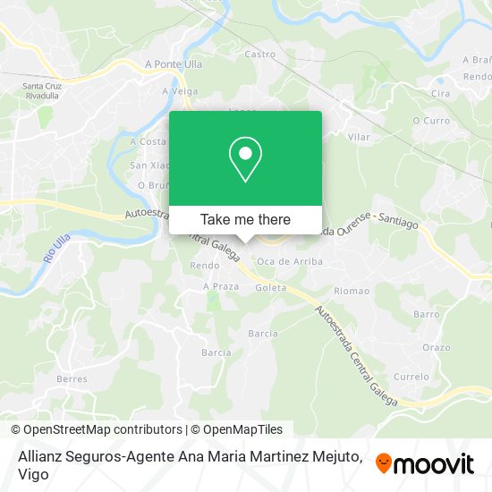 Allianz Seguros-Agente Ana Maria Martinez Mejuto map