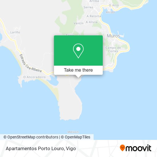 Apartamentos Porto Louro map