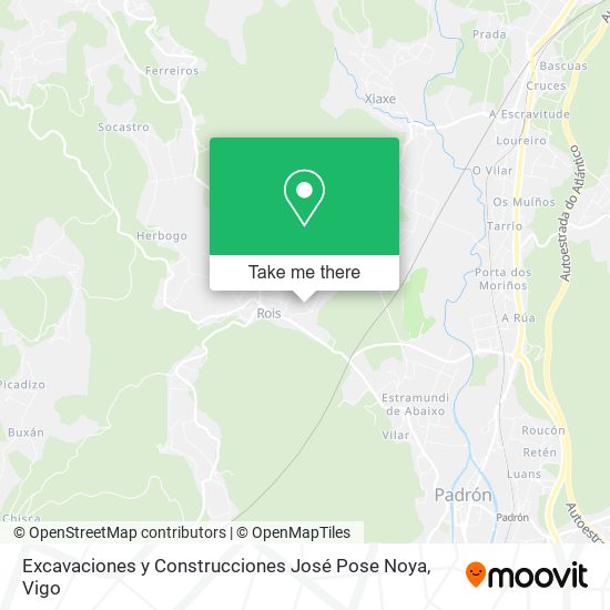 Excavaciones y Construcciones José Pose Noya map