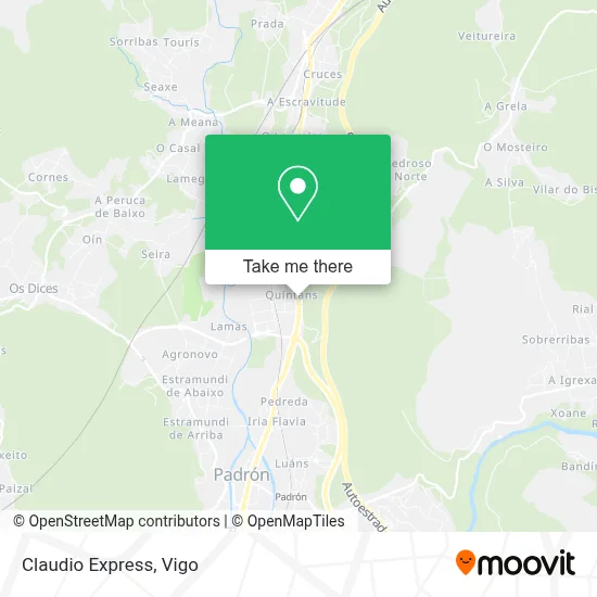 Claudio Express map