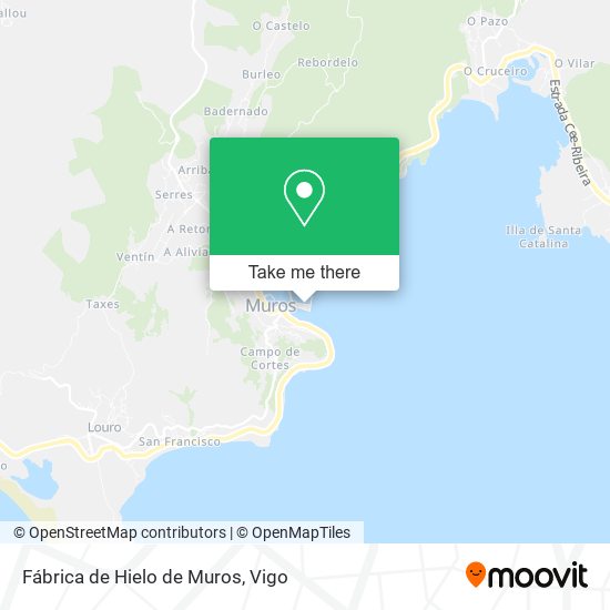 Fábrica de Hielo de Muros map