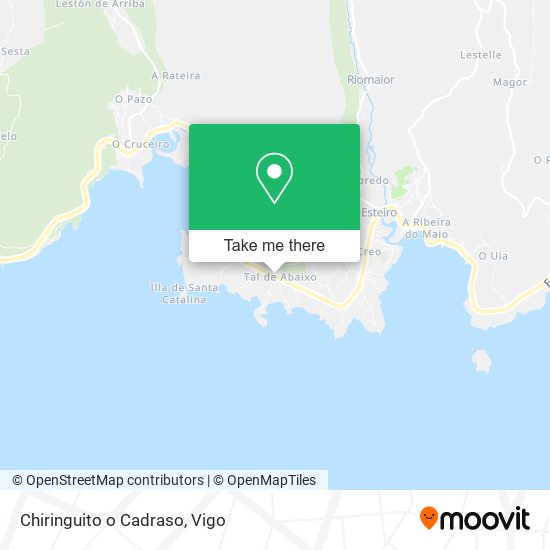 mapa Chiringuito o Cadraso