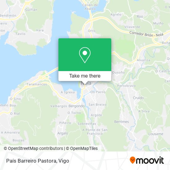 País Barreiro Pastora map