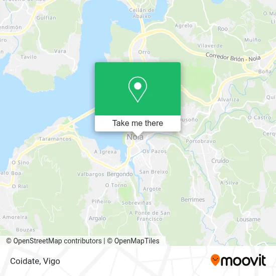 Coidate map
