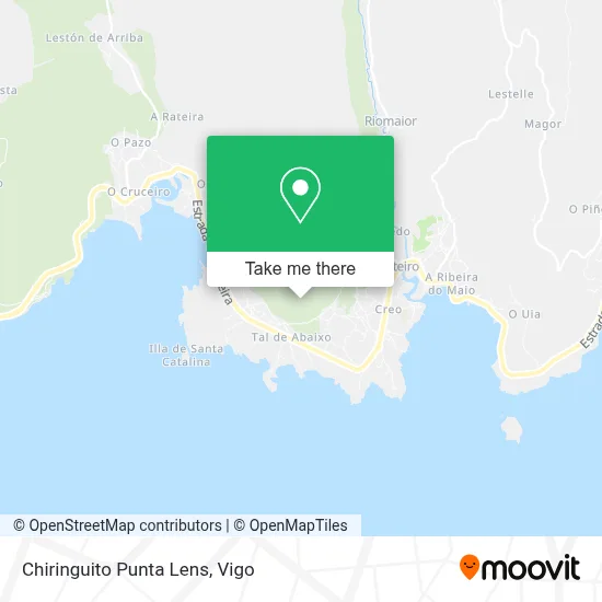 Chiringuito Punta Lens map