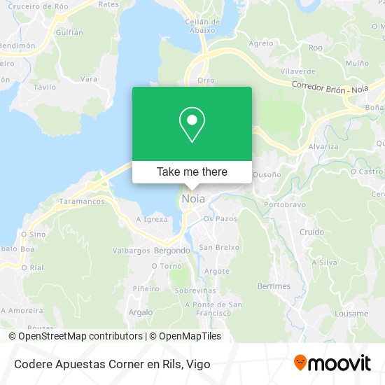Codere Apuestas Corner en Rils map