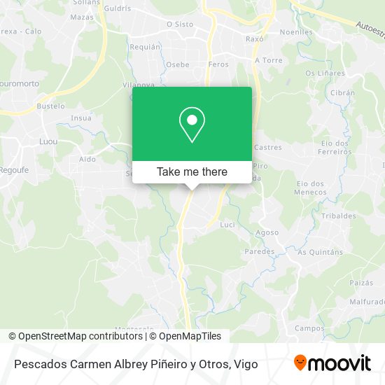 Pescados Carmen Albrey Piñeiro y Otros map