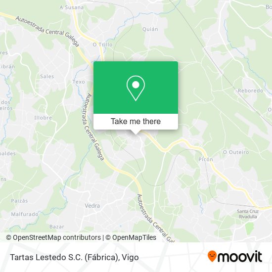 Tartas Lestedo S.C. (Fábrica) map