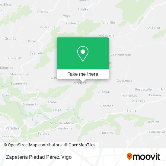 Zapateria Piedad Pérez map