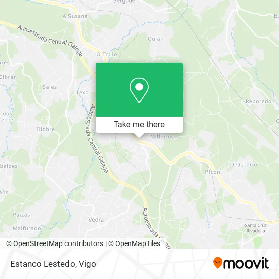 Estanco Lestedo map