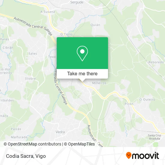 Codia Sacra map