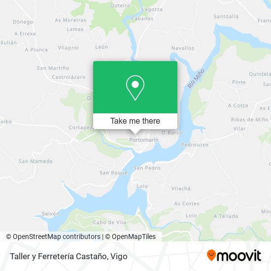 Taller y Ferretería Castaño map