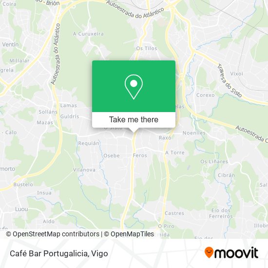 Café Bar Portugalicia map
