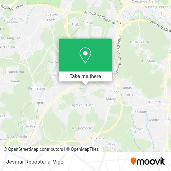 Jesmar Repostería map