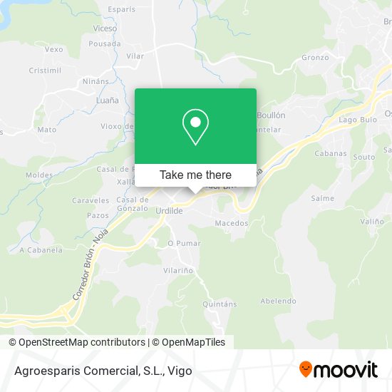 Agroesparis Comercial, S.L. map