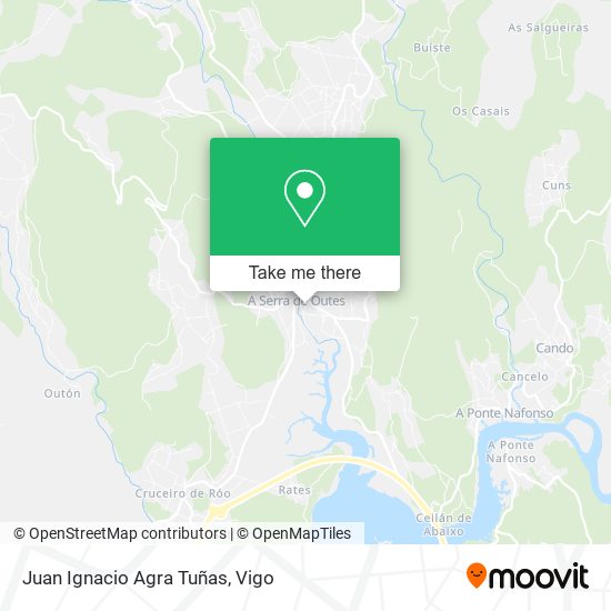 Juan Ignacio Agra Tuñas map