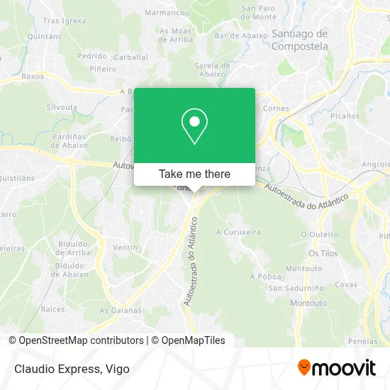 Claudio Express map