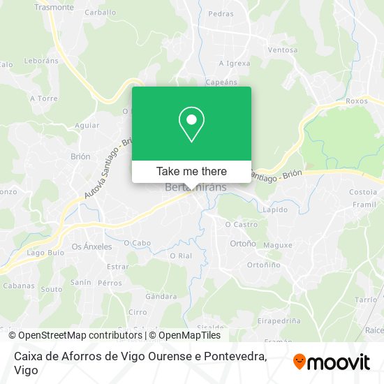 Caixa de Aforros de Vigo Ourense e Pontevedra map