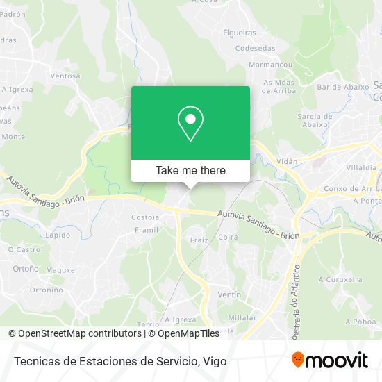Tecnicas de Estaciones de Servicio map