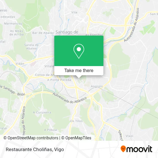 Restaurante Choliñas map